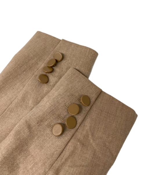 MaxMara（マックスマーラ）MaxMara (マックスマーラ) カシミヤ混 テーラードジャケット ブラウン サイズ: 34の古着・服飾アイテム