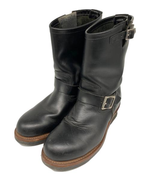 RED WING（レッドウィング）RED WING (レッドウィング) ENGINEER BOOTS ブラック サイズ: 27cmの古着・服飾アイテム