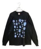 SUPREMEシュプリーム）の古着「19FW Faces L/S Tee」｜ブラック