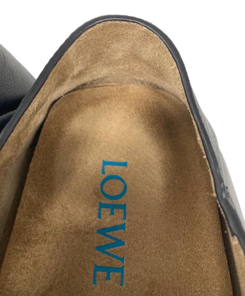LOEWE（ロエベ）LOEWE (ロエベ) RAMBLA BOAT SHOE ブラック サイズ:40の古着・服飾アイテム
