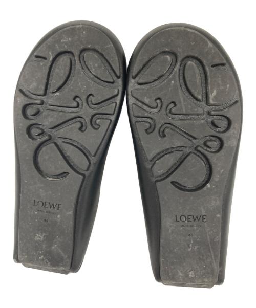 LOEWE（ロエベ）LOEWE (ロエベ) RAMBLA BOAT SHOE ブラック サイズ:40の古着・服飾アイテム