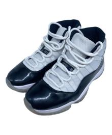 NIKE（ナイキ）の古着「Air Jordan 11 Retro "Concord" (2018) ハイカットスニーカー」｜ホワイト×ブラック