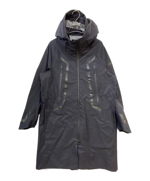 DESCENTE ALLTERRAIN（デザイント オルテライン）Descente ALLTERRAIN (デザイント オルテライン) STREAMLINE HARD SHELL ALL WEATHER COAT ブラック サイズ:Mの古着・服飾アイテム
