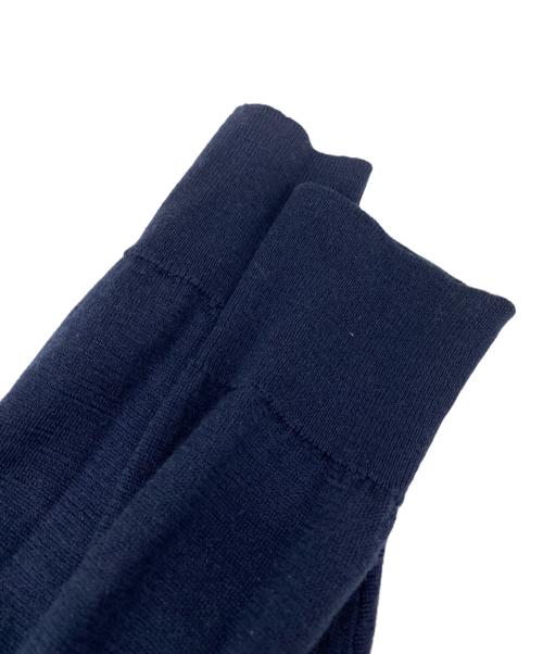 JOHN SMEDLEY（ジョンスメドレー）JOHN SMEDLEY (ジョンスメドレー) ウールタートルネックニット ネイビー サイズ:Lの古着・服飾アイテム
