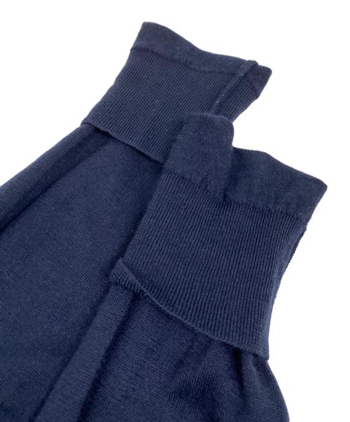 JOHN SMEDLEY（ジョンスメドレー）JOHN SMEDLEY (ジョンスメドレー) ウールタートルネックニット ネイビー サイズ:Lの古着・服飾アイテム