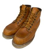RED WINGレッドウィング）の古着「6-inch Classic Moc ワークブーツ」｜ブラウン