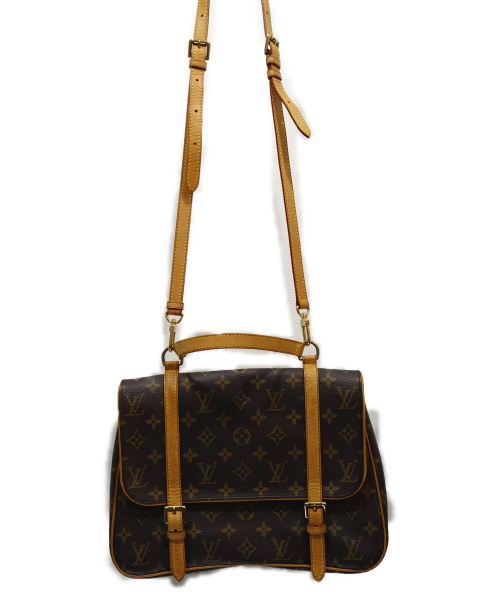 LOUIS VUITTON（ルイ ヴィトン）LOUIS VUITTON (ルイヴィトン) マレル・サック・ア・ド/2WAYショルダーバッグ ブラウン モノグラム M51158 SR1014の古着・服飾アイテム