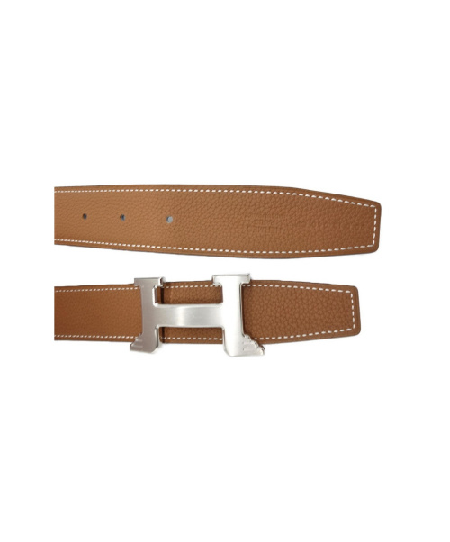 HERMES（エルメス）HERMES (エルメス) Hベルト ベージュの古着・服飾アイテム
