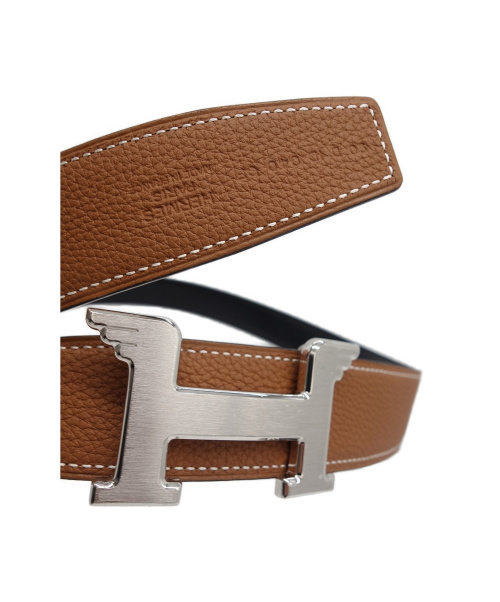 HERMES（エルメス）HERMES (エルメス) Hベルト ベージュの古着・服飾アイテム
