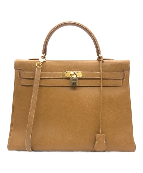 HERMES（エルメス）HERMES (エルメス) ケリー35 ベージュの古着・服飾アイテム