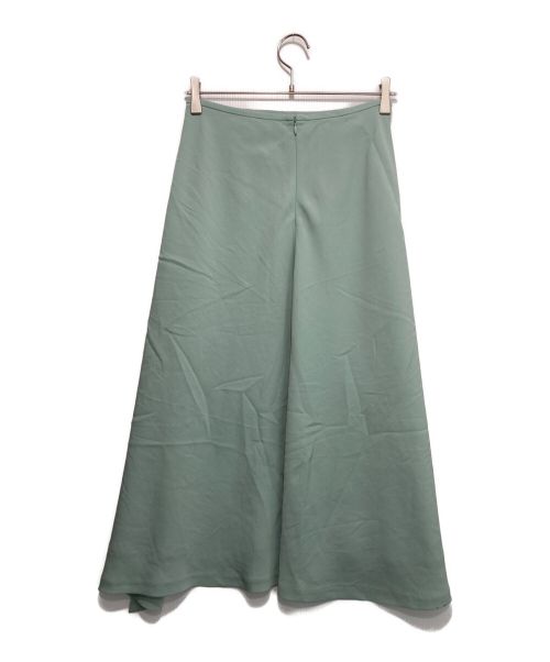 ESTNATION（エストネーション）ESTNATION (エストネーション) ジョーゼットアシンメトリースカート グリーン サイズ:38の古着・服飾アイテム