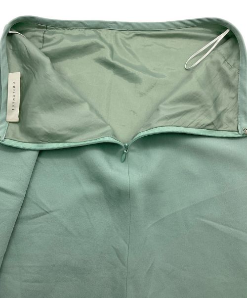 ESTNATION（エストネーション）ESTNATION (エストネーション) ジョーゼットアシンメトリースカート グリーン サイズ:38の古着・服飾アイテム