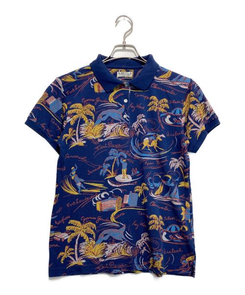 BEAMS GOLF（ビームスゴルフ）BEAMS GOLF (ビームスゴルフ) Sun Surf (サンサーフ) ポロシャツ ネイビー サイズ:Lの古着・服飾アイテム