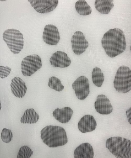 BORDERS at BALCONY（ボーダーズアットバルコニー）BORDERS at BALCONY (ボーダーズアットバルコニー) ORGANDY PRINTED BOUSE ホワイト サイズ:36の古着・服飾アイテム