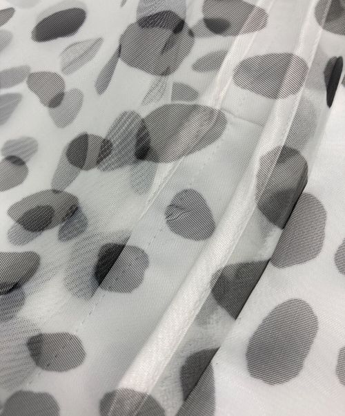 BORDERS at BALCONY（ボーダーズアットバルコニー）BORDERS at BALCONY (ボーダーズアットバルコニー) ORGANDY PRINTED BOUSE ホワイト サイズ:36の古着・服飾アイテム