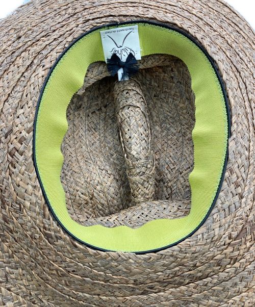 filu hats（フィル ハット）filu hats (フィル ハット) ストローハット ベージュ サイズ:Mの古着・服飾アイテム