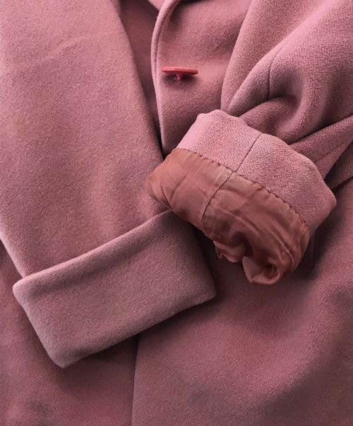 GIORGIO ARMANI（ジョルジオアルマーニ）GIORGIO ARMANI (ジョルジョアルマーニ) ウールカシミヤジャケット ピンク サイズ:40の古着・服飾アイテム