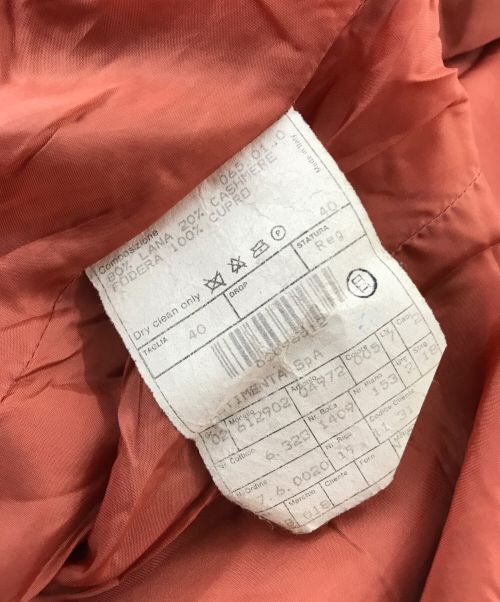 GIORGIO ARMANI（ジョルジオアルマーニ）GIORGIO ARMANI (ジョルジョアルマーニ) ウールカシミヤジャケット ピンク サイズ:40の古着・服飾アイテム