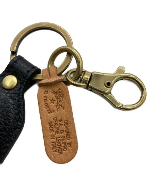 IL BISONTE（イル ビゾンテ）IL BISONTE (イル ビゾンテ) レザーキーリング ブラックの古着・服飾アイテム