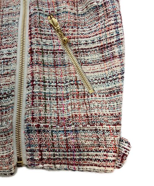 eimy istoire（エイミーイストワール）eimy istoire (エイミーイストワール) ツイードジャケット ピンク サイズ:Ⅿ 未使用品の古着・服飾アイテム