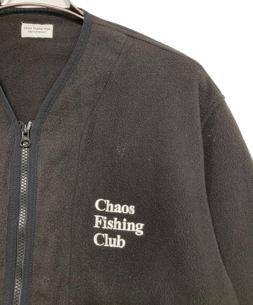 CHAOS FISHING CLUB（カオスフィッシングクラブ）CHAOS FISHING CLUB (カオスフィッシングクラブ) HUNTING FLEECE JACKET カーキ×ブラック サイズ:Mの古着・服飾アイテム