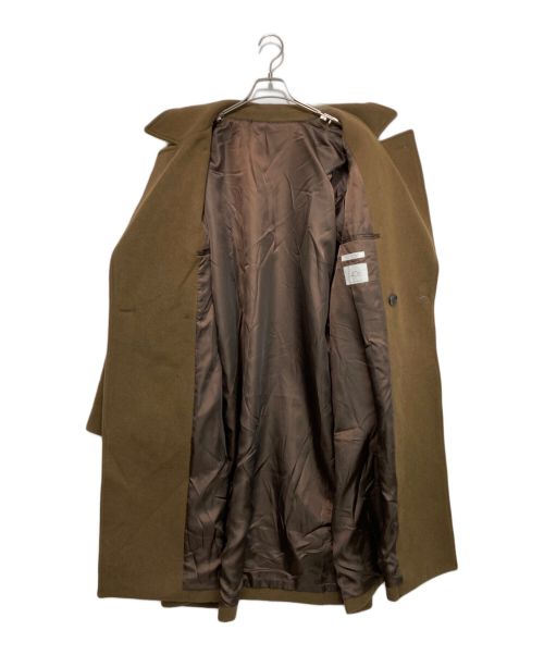 JOURNAL STANDARD（ジャーナルスタンダード）JOURNAL STANDARD (ジャーナル スタンダード) SUPER 140 ウールモッサ ビッグオーバーコート カーキ サイズ:Lの古着・服飾アイテム