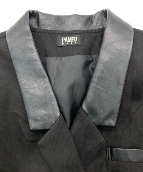 PAMEO POSE（パメオポーズ）PAMEO POSE (パメオポーズ) Half&Half Suits Dress ブラック サイズ:Fの古着・服飾アイテム