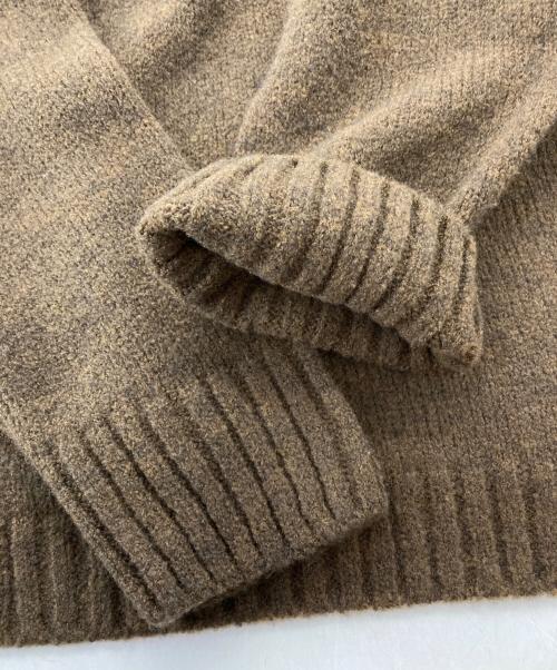 BALLAST ARK（バラストアーク）BALLAST ARK (バラストアーク) MOCK NECK BOUCLE KNIT ブラウン サイズ:FREE 未使用品の古着・服飾アイテム