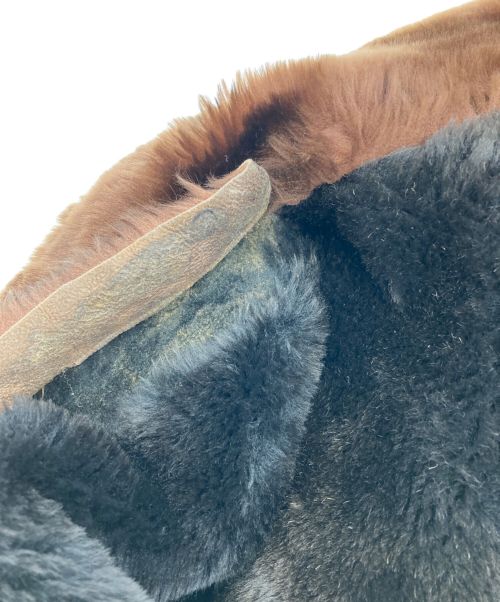 nobrand（ノーブランド）nobrand (ノーブランド) ムートンジャケット ブラウン サイズ:-の古着・服飾アイテム