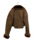 nobrand (ノーブランド) ムートンジャケット ブラウン サイズ:-：3000円