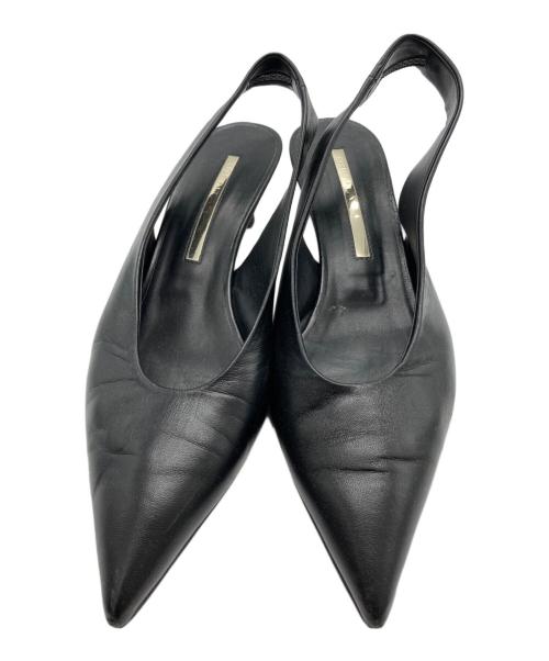 Brenta（ブレンタ）Brenta (ブレンタ) Back Strap 4cm Heel Mule ブラック サイズ:39の古着・服飾アイテム