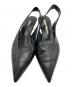 Brenta (ブレンタ) Back Strap 4cm Heel Mule ブラック サイズ:39：3500円