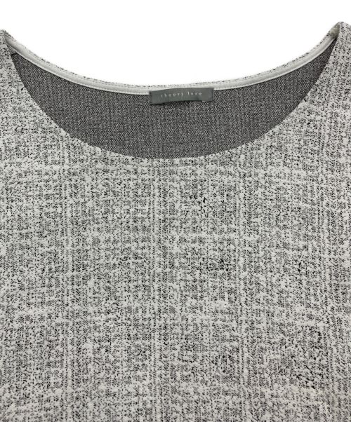 theory luxe（セオリーリュクス）theory luxe (セオリーリュクス) セットアップブラウス/スカート グレー サイズ:40の古着・服飾アイテム