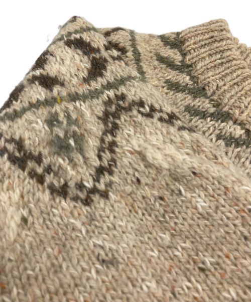 L.L.Bean（エルエルビーン）L.L.Bean (エルエルビーン) ラウンドヨークノルディックセーター ベージュ サイズ:Lの古着・服飾アイテム