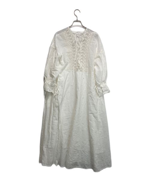 freada（フリーダ）Freada (フリーダ) バック レースワンピース ホワイト サイズ:FREEの古着・服飾アイテム