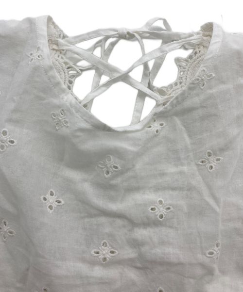 freada（フリーダ）Freada (フリーダ) バック レースワンピース ホワイト サイズ:FREEの古着・服飾アイテム
