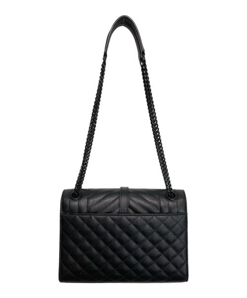 Saint Laurent Paris（サンローランパリ）Saint Laurent Paris (サンローランパリ) エンヴェロップ ミディアム ブラックの古着・服飾アイテム