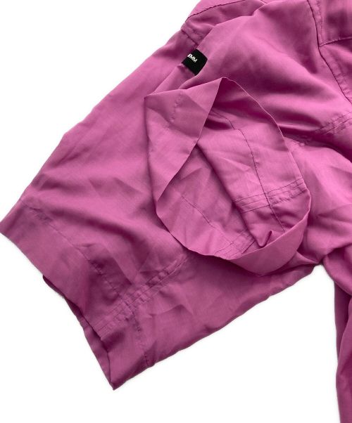SYU.HOMME/FEMM（シュウオムフェム）SYU.HOMME/FEMM (シュウオムフェム) 4POCKET SLIT SHIRT バイオレット サイズ:2の古着・服飾アイテム
