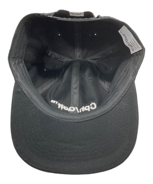cPH/gOLF（キャプテンズヘルム ゴルフ）cph/golf (キャプテンズヘルム ゴルフ) キャップ ブラックの古着・服飾アイテム