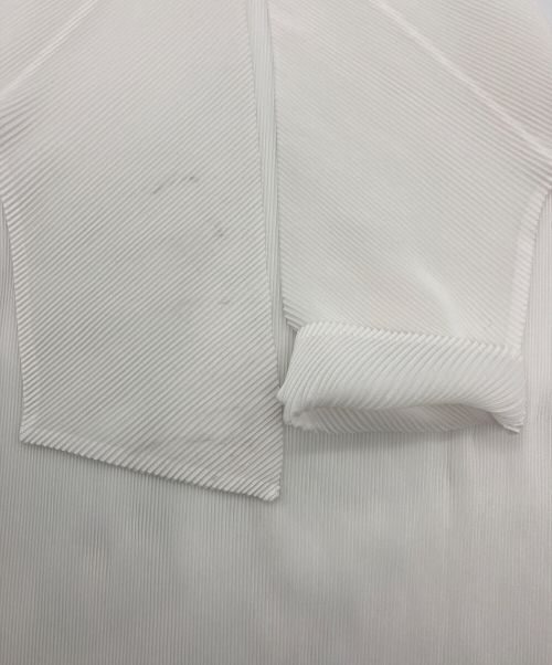 PLEATS PLEASE（プリーツプリーズ）PLEATS PLEASE (プリーツプリーズ) プリーツカットソー ホワイト サイズ:3の古着・服飾アイテム