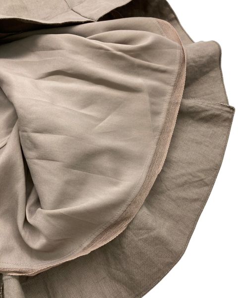 daisy lin for foxey（デイジーリン フォー フォクシー）daisy lin for foxey (デイジーリン フォー フォクシー) シエスタリネンスカート ベージュ サイズ:38の古着・服飾アイテム