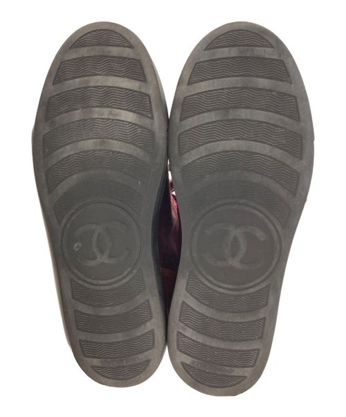 CHANEL（シャネル）CHANEL (シャネル) ハイカットスニーカー ブラウン サイズ:36の古着・服飾アイテム