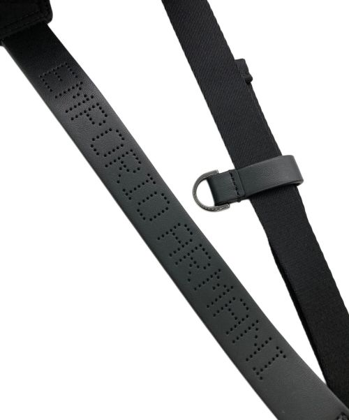 EMPORIO ARMANI（エンポリオアルマーニ）EMPORIO ARMANI (エンポリオアルマーニ) ナイロンウエストバッグ ブラックの古着・服飾アイテム