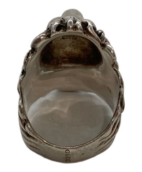 GUCCI（グッチ）GUCCI (グッチ) ライオンヘッドリング シルバー サイズ:19の古着・服飾アイテム