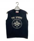 ORIMIオリミ）の古着「PENTAGRAM SLEEVLES T」｜ブラック