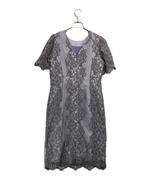 Diagram（ダイアグラム）Diagram (ダイアグラム) コードレースタイトワンピース/レースワンピース パープル サイズ:38の古着・服飾アイテム