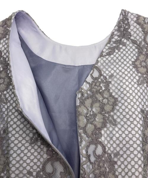 Diagram（ダイアグラム）Diagram (ダイアグラム) コードレースタイトワンピース/レースワンピース パープル サイズ:38の古着・服飾アイテム