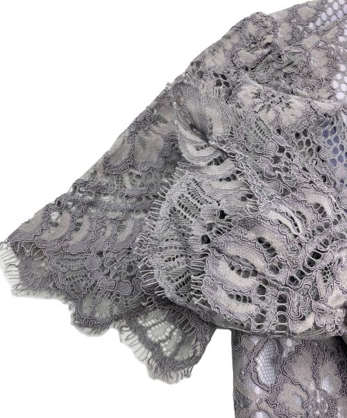 Diagram（ダイアグラム）Diagram (ダイアグラム) コードレースタイトワンピース/レースワンピース パープル サイズ:38の古着・服飾アイテム