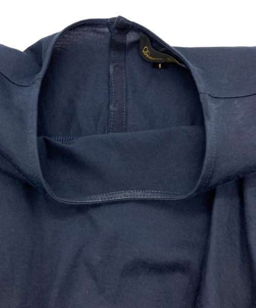 DRAWER（ドゥロワー）Drawer (ドゥロワー) テンジク フレアスリーブ カットソー ネイビー サイズ:1の古着・服飾アイテム