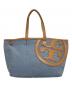 TORY BURCH（トリーバーチ）の古着「キャンバストートバッグ」｜ブルー